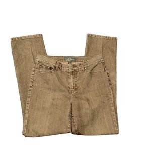 Lauren Ralph Lauren Jeans size 8 vintage Brown Denim Jeans